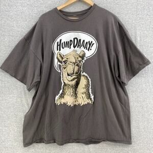 Hump Daaay Shirt Mens Large Brown Tee Short Sleeve Camel Wednesday
